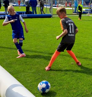 Intensive Fußball-Woche für die Heseper E-Juniore