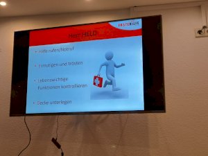 Wissen, das Leben retten kann - Erste Hilfe Kurs am Kind beim SV Groß Hesepe