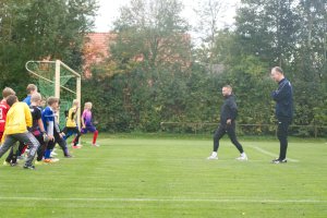 Marius Kleinsorge begeistert beim E-Jugend-Training