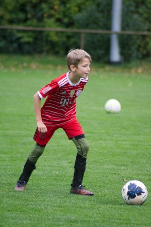 Marius Kleinsorge begeistert beim E-Jugend-Training