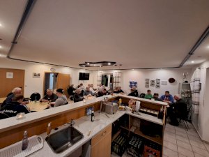 Reinhard Wulfekuhl beim Doppelkopfturnier zwischen den Tagen erfolgreich