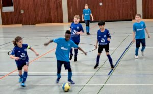 Schwankende Leistung der E-Jugend zum Abschluss der Hallensaison