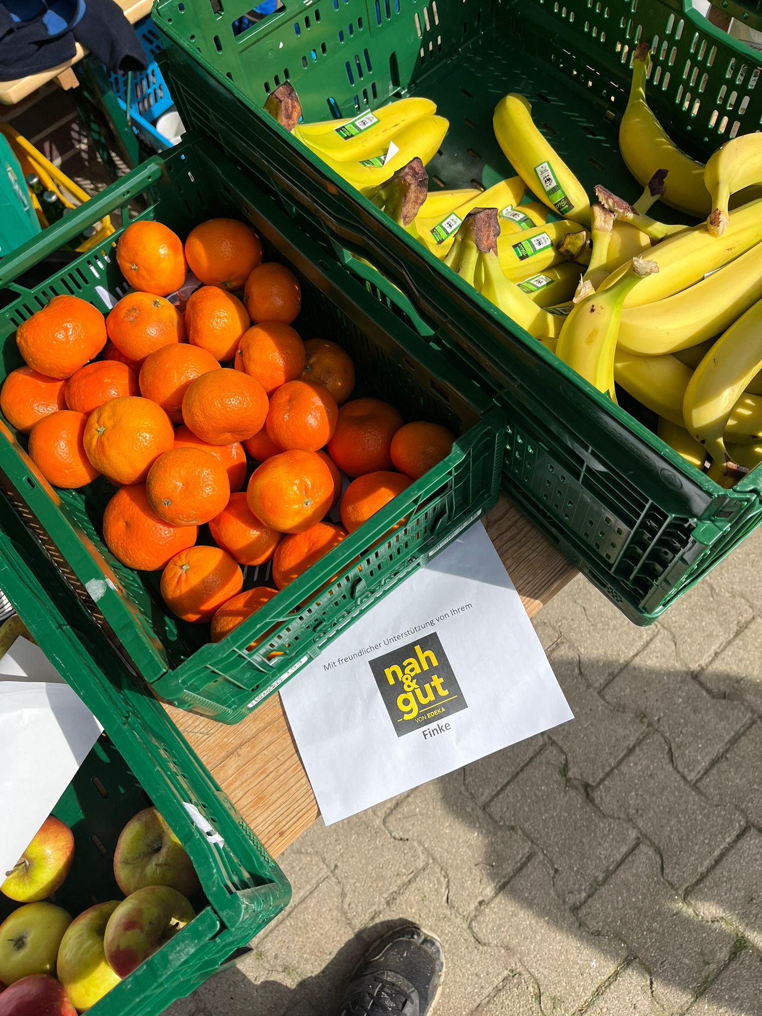 Gesunde Snacks am Spielfeldrand